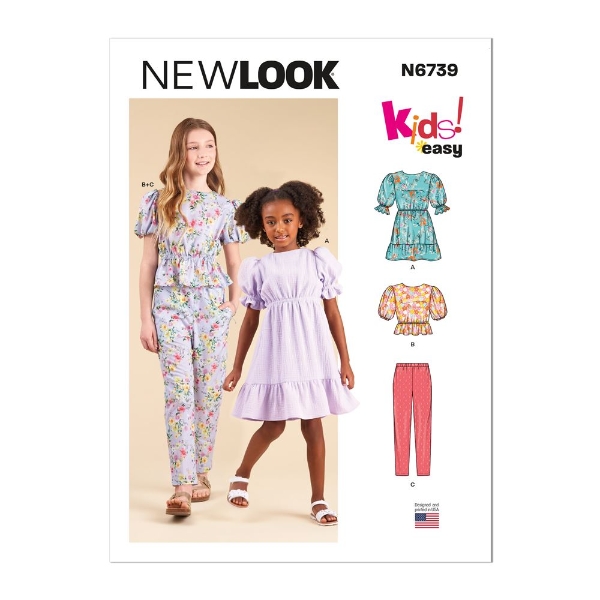 New Look Pattern 6118 Dresses and Bolero Jacket for Girls sizes 3 through 8  | Sewing Pattern Heaven