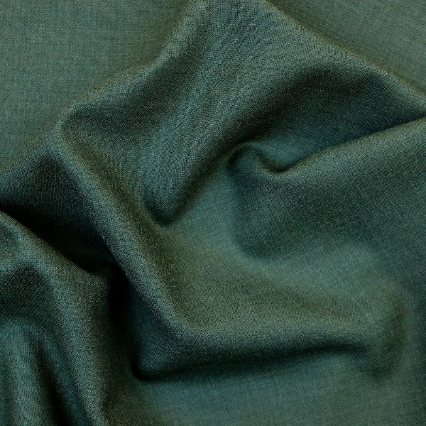 Plain Wool Blend in Army Green - Medium weight wool fabric